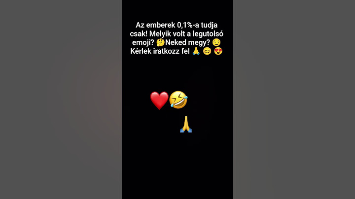 Az emberek 0,1%-a tudja csak! Melyik volt a legutolsó emoji? 🤔Neked megy? 😏Kérlek iratkozz fel 🙏 😊 😍