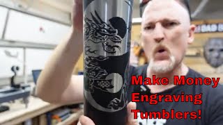 How to Pay Off Your Laser (engraving tumblers with the xTool D1)