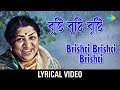 Bristi Bristi Bristi with lyric | বৃষ্টি বৃষ্টি বৃষ্টি | Lata Mangeshkar
