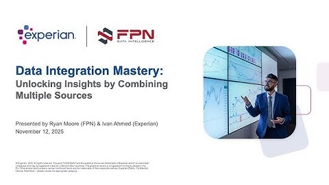 Data Integration Mastery:Unlocking Insights by Combining Multiple Sources FEATURING TrustEngine