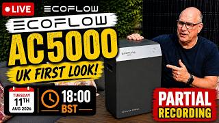 Partial Recording: EcoFlow AC5000 Q&A | Ask Me Anything About the New Stream Battery
