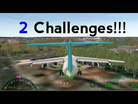 2 Challenges! Fast And Short Landing in Airline Commander 👨‍✈️
