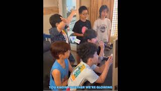 Cute Boys Singing Golden kpopdemonhunters kpopidol