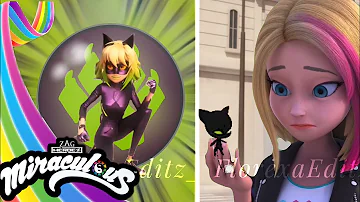 Kitty Noir Transformation | FANMADE | Miraculous Ladybug [ FlorexaEditz _ ]