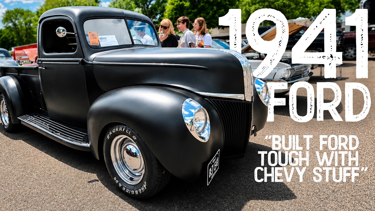 "Built Ford Tough with Chevy Stuff" — A 1941 Ford Built by Father & Daughter | Back to the 50s