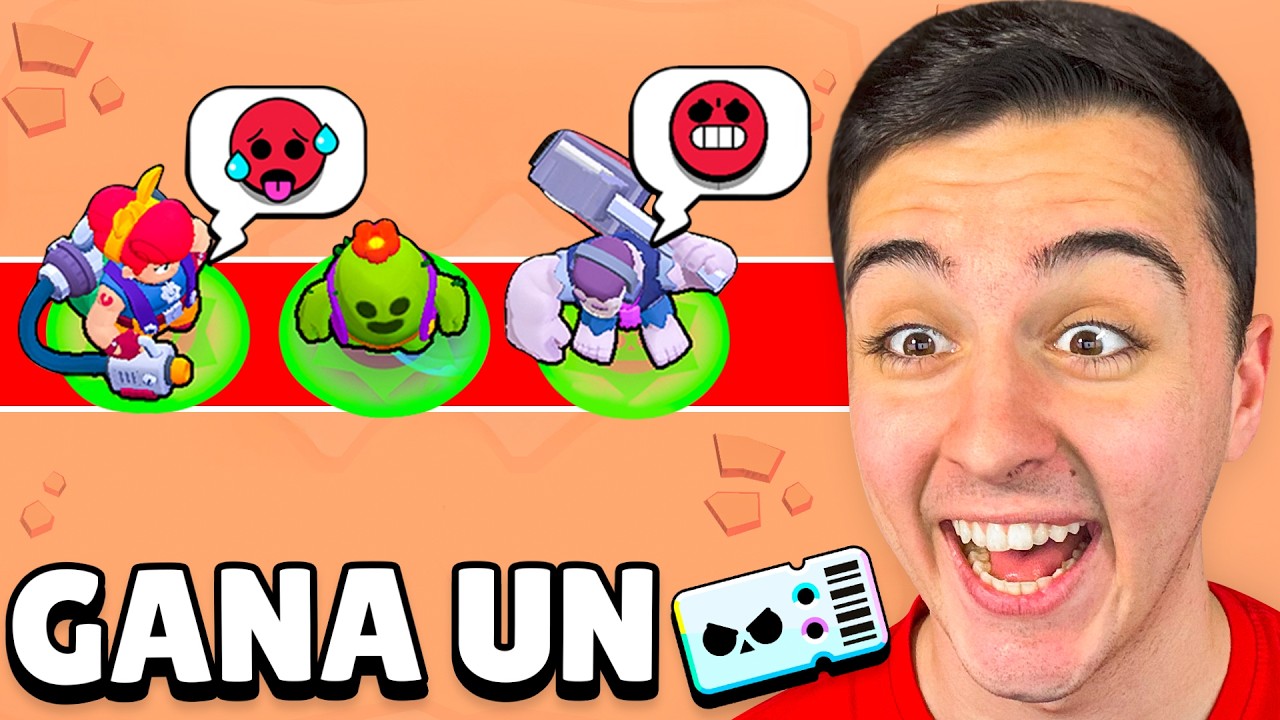 EL ULTIMO en SALIR DE LA LÍNEA GANA un BRAWL PASS 🤑💸 ¡Minijuegos Brawl Stars!