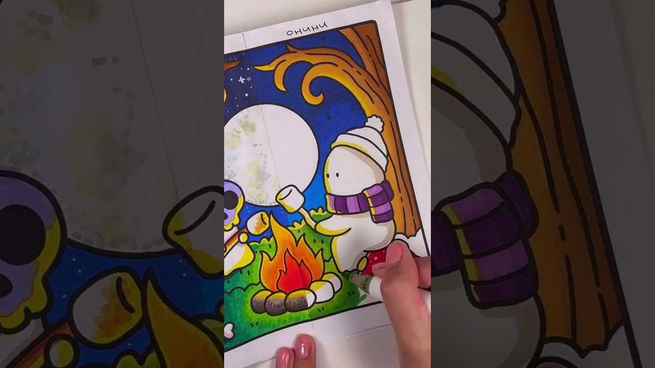 Battle Of The Markers ROUND 2 Coloring Colouring Ohuhu Temu Art Kids Challenge