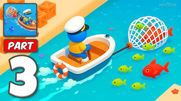 Fish Mish - Gameplay Walkthrough Part 3 - Hook Fish Grow Your Fame (iOS, Android)