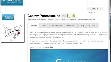 Groovy Programming Video Training Course Chapter 1