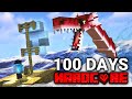 100 Days Stranded At Sea.. In Minecraft Hardcore