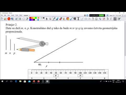 Konstrukcija četvrte geometrijske proporcionale