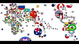 Yakko's World (Updated ver. by Geography Pedant) but with Countryballs