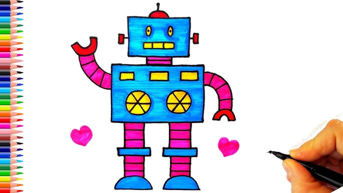 4 Ways to Draw a Robot - wikiHow