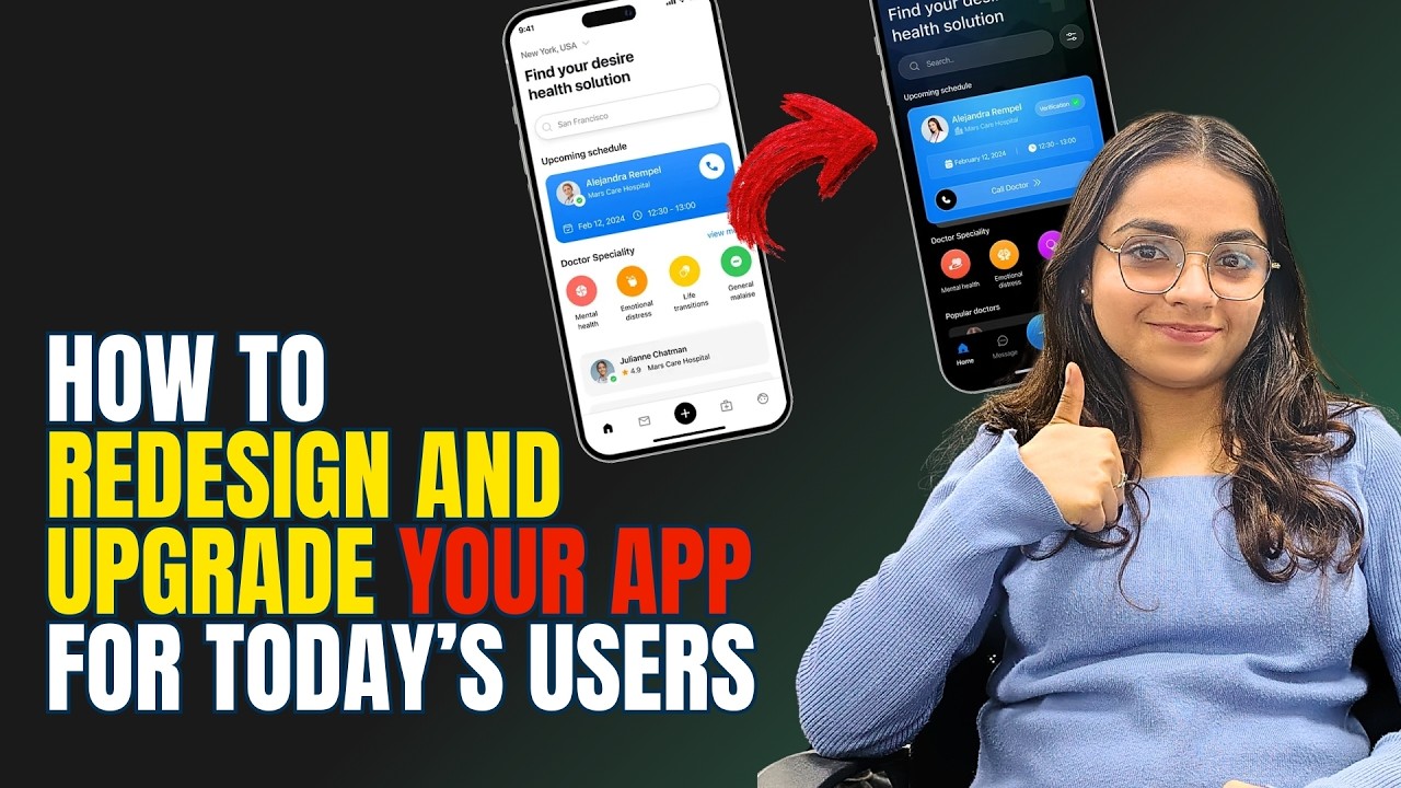 App Redesign Guide: How to Upgrade Your App for Modern Users - YouTube