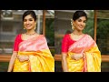 Simple wedding guest makeup look💄 & Hairstyle|Saree styling|Jasmine flower hairstyle|Asvi Malayalam