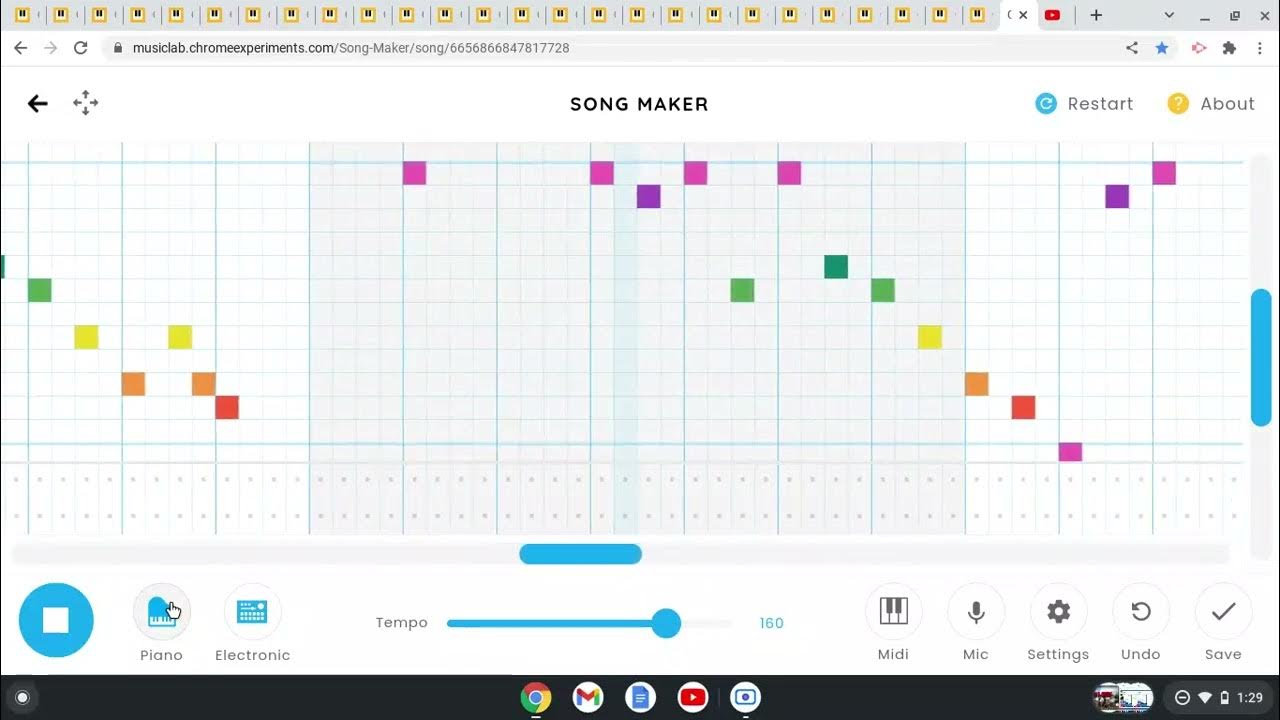 fnf ugh on chrome music lab YouTube