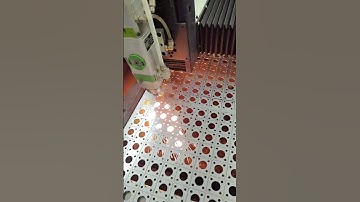 the process of punching iron sheets #shortvideo