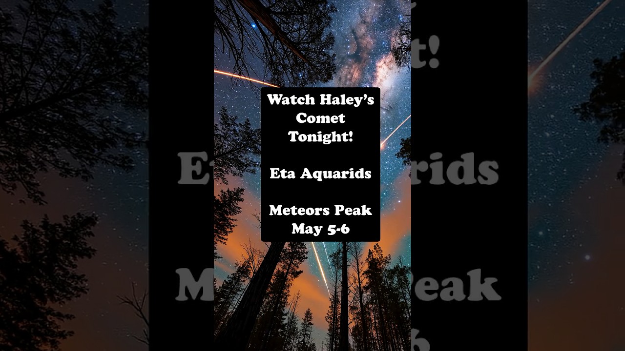 You're Actually Seeing Halley's Comet Right Now #space #shorts