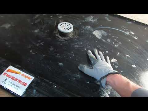How to float a shower pan