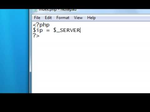PHP - Getting IP Address