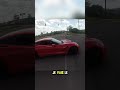 A Fait Crasher le Motard, la Corvette le Poursuit 🤯 #shorts