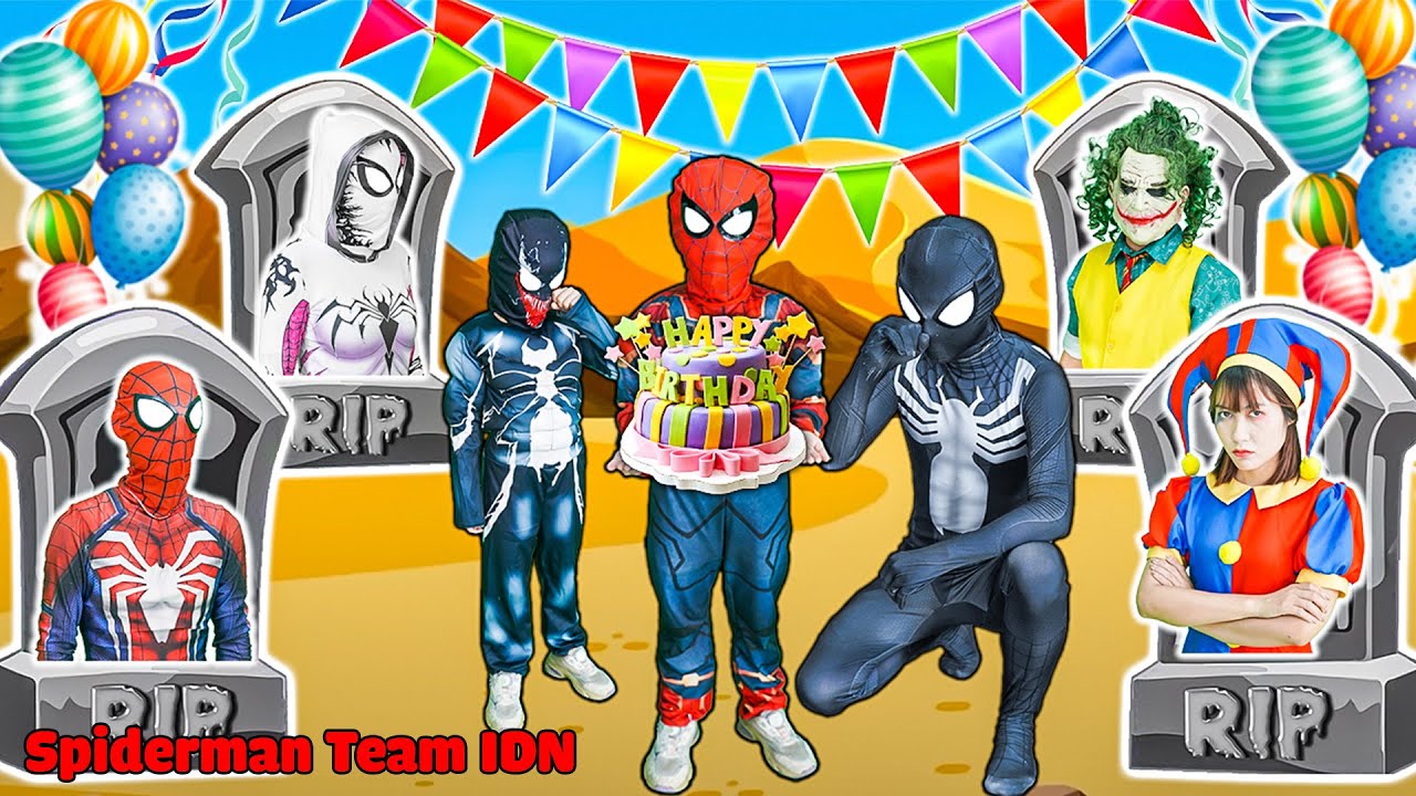 Spider Kid berubah menjadi Venom untuk membalas dendam demi Tim Spiderman - Spiderman Team IDN
