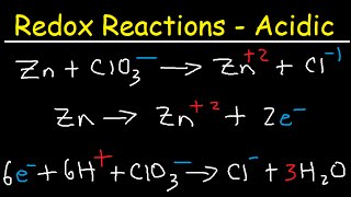 How To balance Redox Equations In Acidic Solution