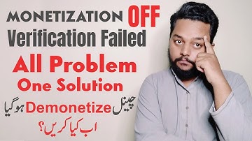 Google AdSense Identity verification problem Monetization OFF | Error in Step 2 on Youtube Channel