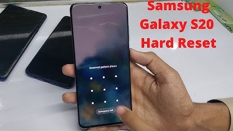 Galaxy S20/S20+ : Forgot Password to Factory Reset? (Bypass Password, PIN, Pattern)