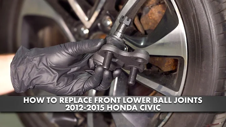 How to Replace Front Lower Ball Joints 2012-2015 Honda Civic