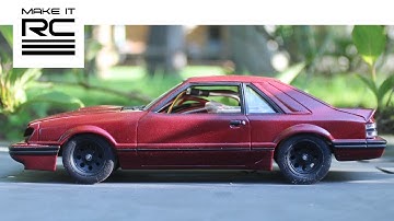 Assembling Chassis, Installing Electronics, and First Test Drive of 1/24 Mustang (E16)