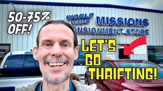 Thrift with Me for Antiques & Vintage at Worldwide Missions!