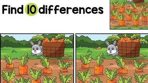 Find 10 Differences 🧐 | Spot the Difference Game | Brain Challenge | Can You Find All?