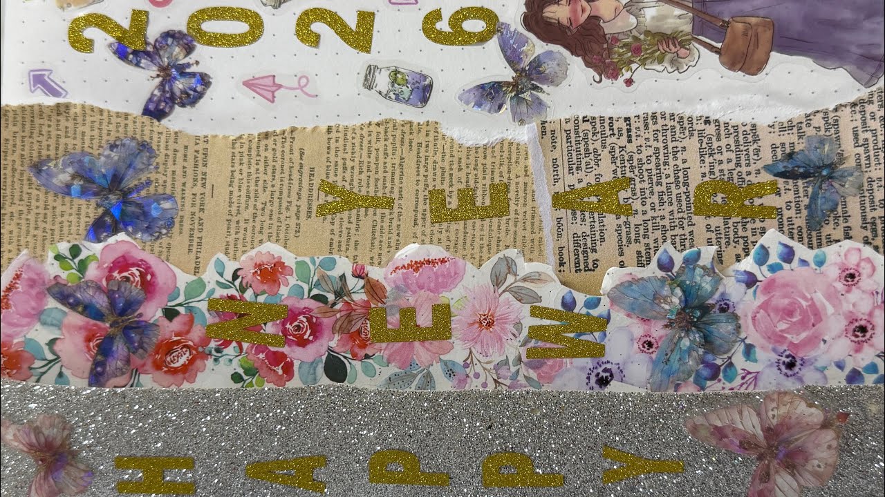 Happy New Year 2026 | Collage | Journal | ASMR | Relaxation