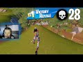 28 Elimination Solo vs Squads Win Full Facecam Gameplay Fortnite Season 3 (PS4 Controller)