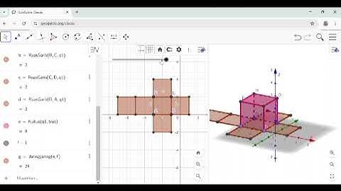 TUTORIAL MEMBUAT BANGUN RUANG KUBUS DI GEOGEBRA