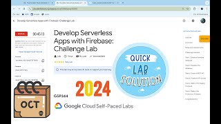 [NEW 2024] Develop Serverless Apps with Firebase: Challenge Lab #GCRF  #qwiklabs  #GSP344 @quick_lab Net Worth