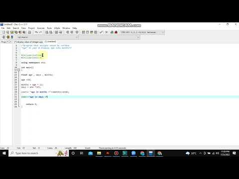 How To Convert Age Into Months And In Days in c++