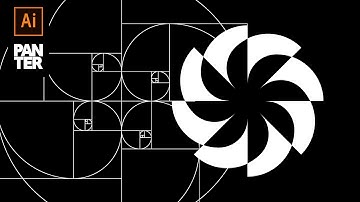 How to Make Flowers Using Golden Ratio Spiral | Adobe Illustrator Tutorial
