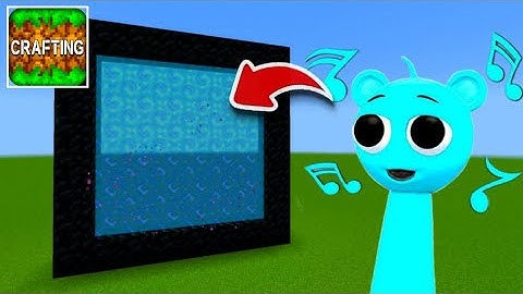 How to Make A Portal To The Sky Sprunki Dimension in Crafting and Building!