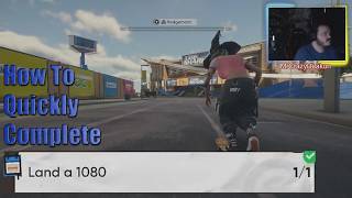 Skate. How To Quickly Complete Land A 1080 Task
