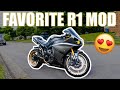 MUCH NEEDED MOD For My YAMAHA R1 *GAME CHANGER* | R1 Walkaround | TireStickers on Motorcycle Install