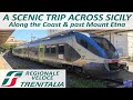 SCENIC SICILY & MT. ETNA BY TRAIN / TRENITALIA REGIONALE REVIEW / ITALIAN TRAIN TRIP REPORT