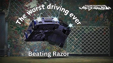 Beating Razor The Worst Driving Ever – Bugatti Divo NFS MW Redux