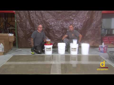 How To Install Self Leveling Epoxy Over Plywood or Cement Board | Part 1 - video from Duraamen