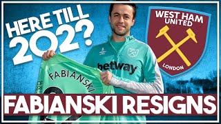 BREAKING: Łukasz Fabiański signs a new contract with West Ham United