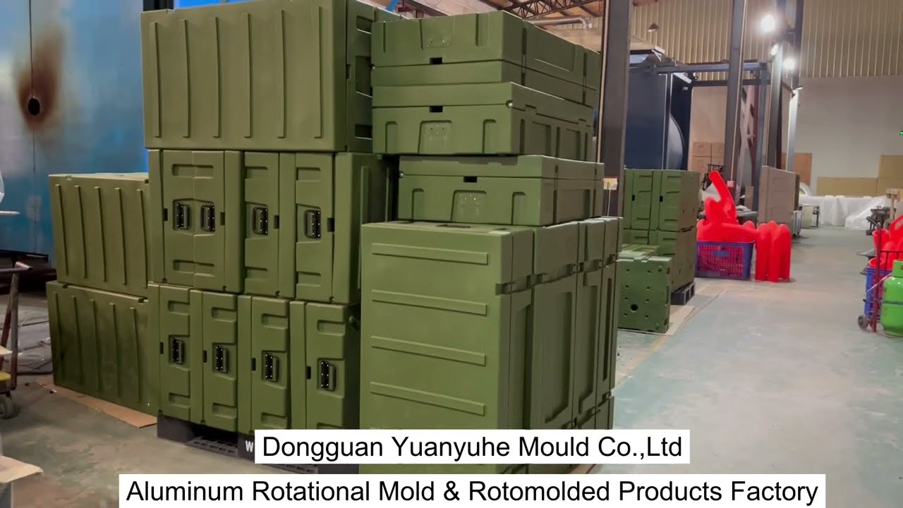 Customized Large HDPE / LDPE Military Box Rotational Molding Manufacturer in Dongguan China