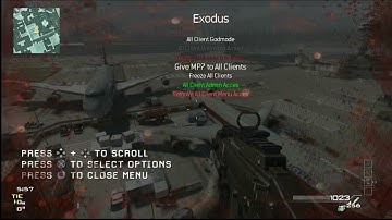 [Mw3/1.24/HEN/DEX/CEX] Exodus MW3 SPRX Mod Menu