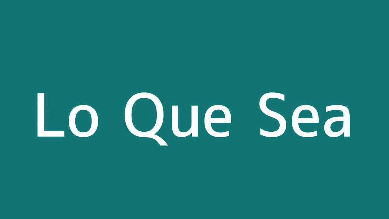 How To Say Whatever In Spanish YouTube