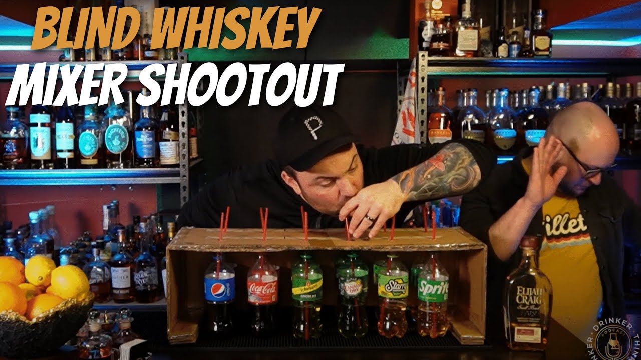 Blind tasting The best soda for whiskey YouTube